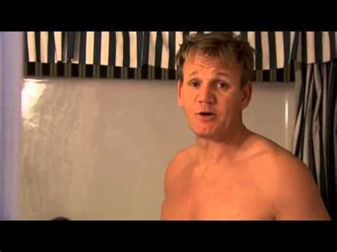 gordon ramsey nude|Gordon Ramsay gets naked in the shower for latest TikTok video